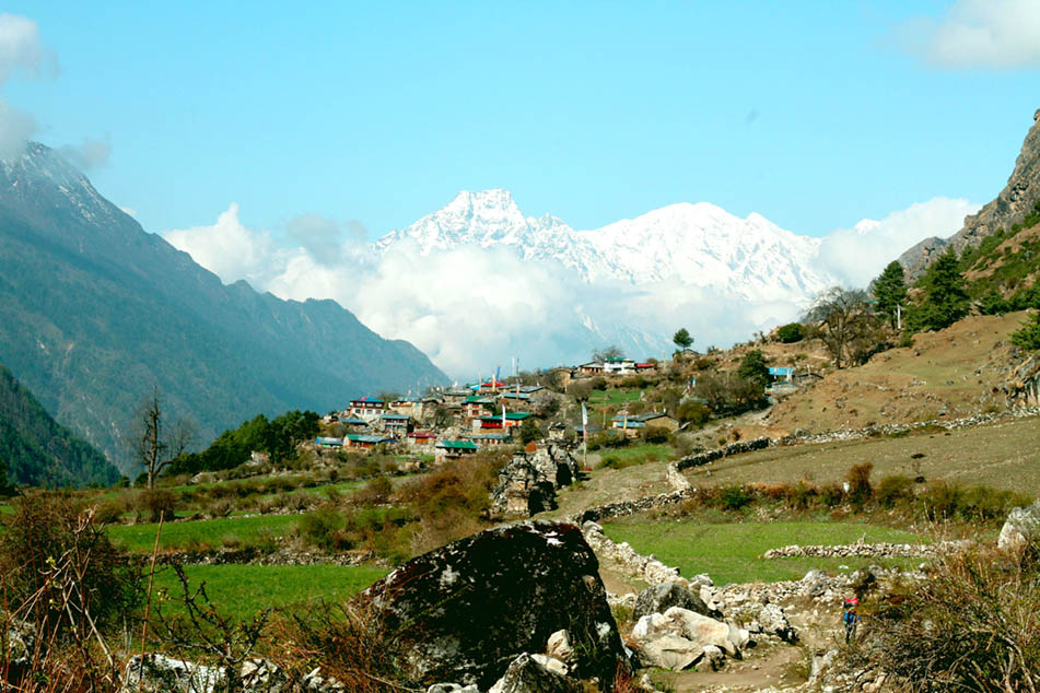 Typical Himalayan Village